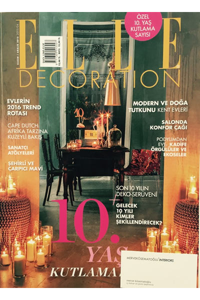 Elle Decoration 10.Yaş Kutlama Sayısı